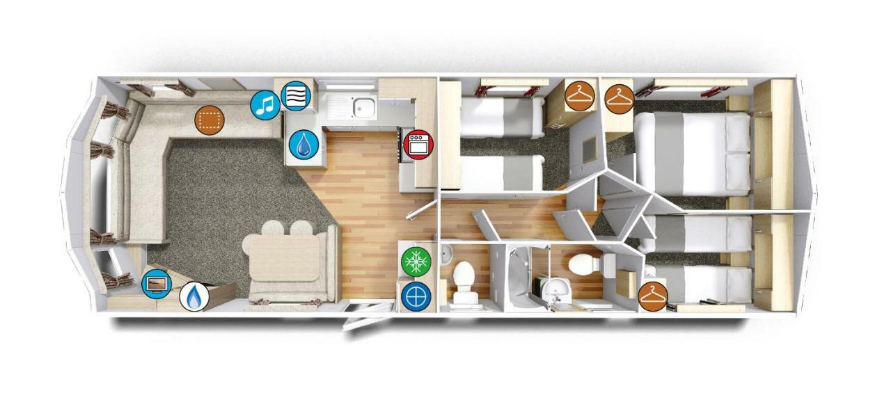 Newquay Bay Porth Caravan New Quay Exterior foto